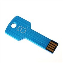 便攜與創(chuàng)意兼?zhèn)?科勒德鑰匙金屬U盤（淺藍(lán)色 32G）深度評測